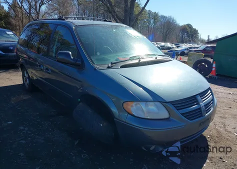 2005 Dodge Grand Caravan Sxt из США, поврежденный, VIN 2D4GP44L95R574103